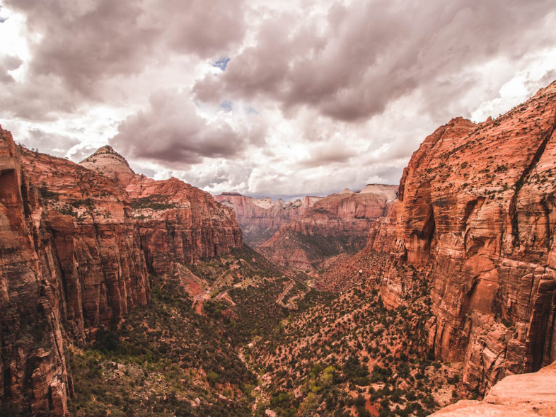Zion National Park canyon view