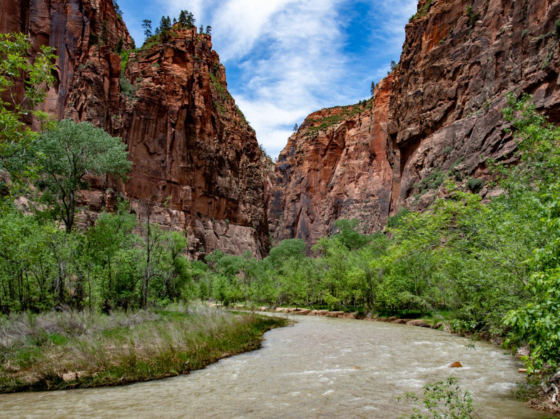 Zion National Park canyon view